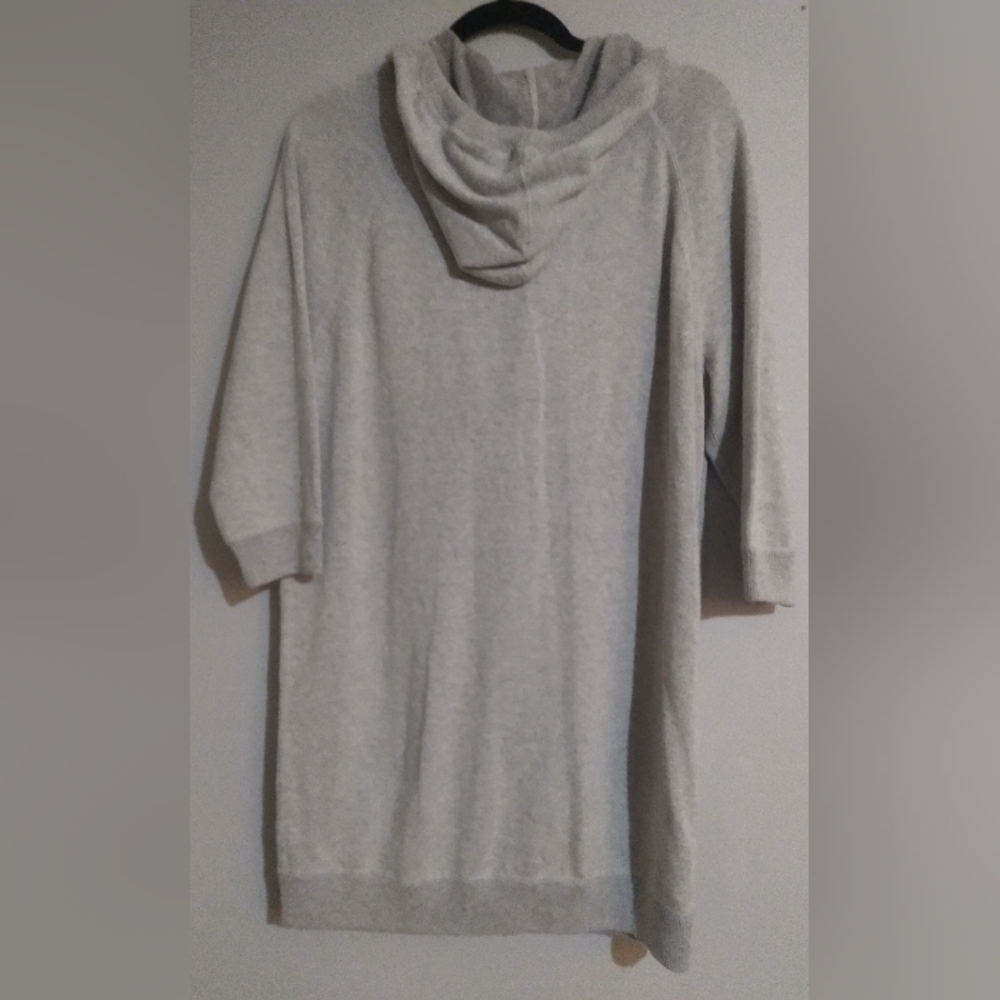 360 Cashmere Heather Gray Knit Sweater Tunic - Picture 3 of 5